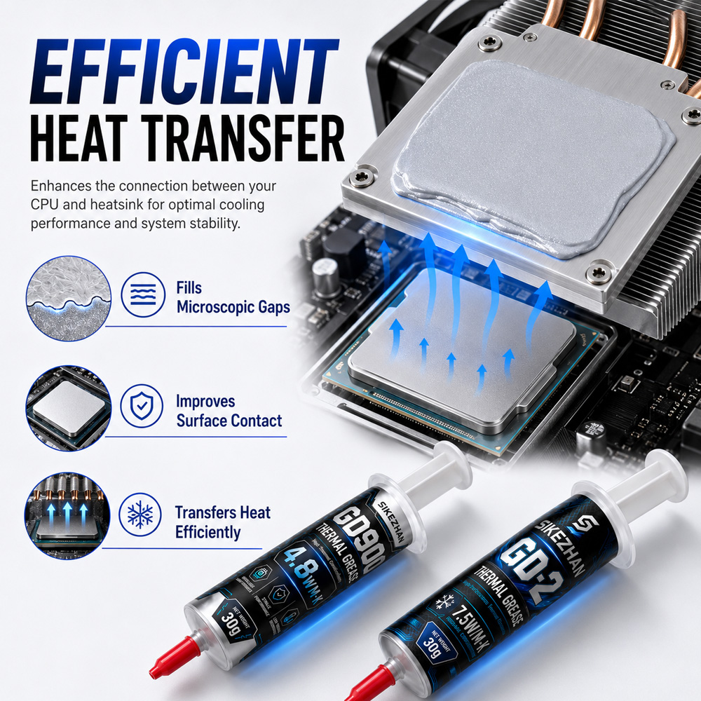 SIKEZHAN 2Pc Pâte Thermique 30 - Thermal Paste Cpu avis et prix