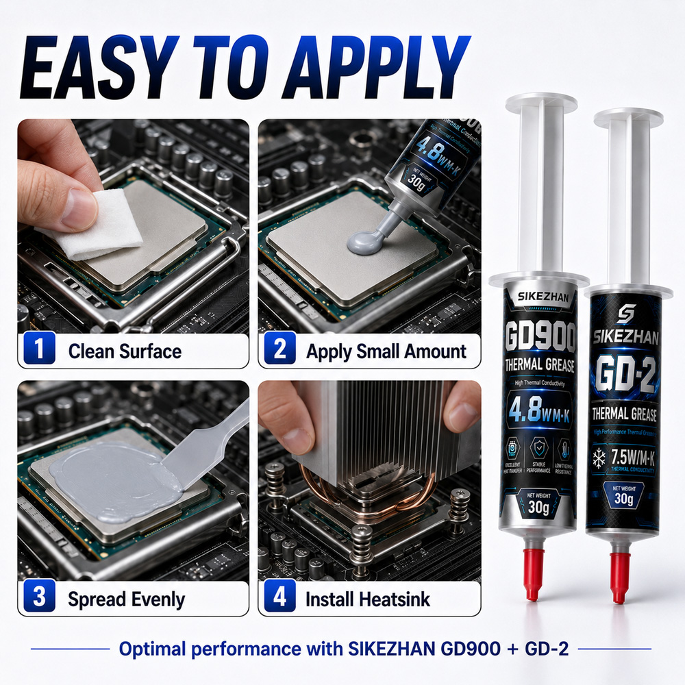 SIKEZHAN 2Pc Pâte Thermique 30 - Thermal Paste Cpu avis et prix
